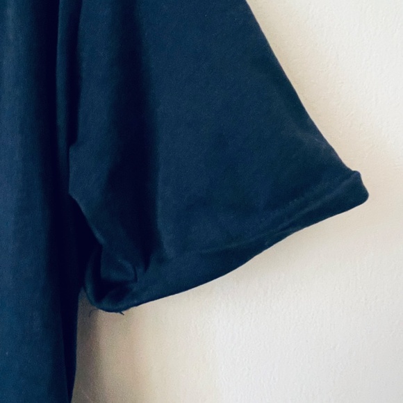 New Balance S Navy Blue Mesh Insert T-shirt - Picture 4 of 7